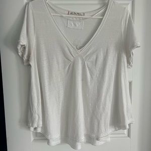 free people white shirt! size xs